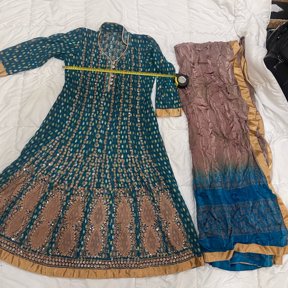 Indian Pakistani dress/ desi style frock or anarkali